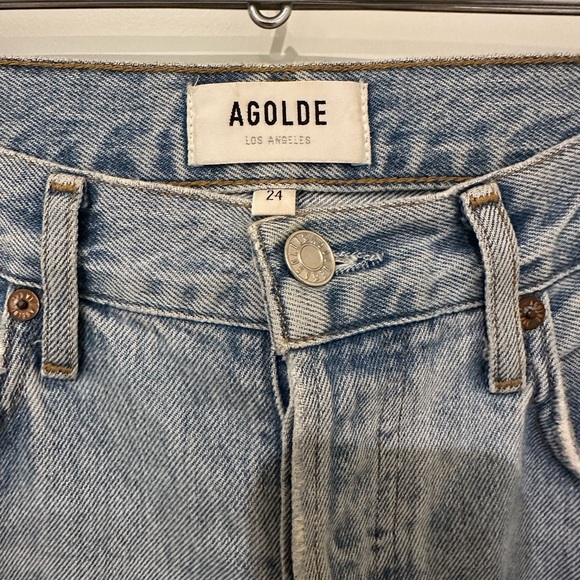 Agolde 90s Mid Rise Loose Fit Slightly Distressed - Picture 4 of 8